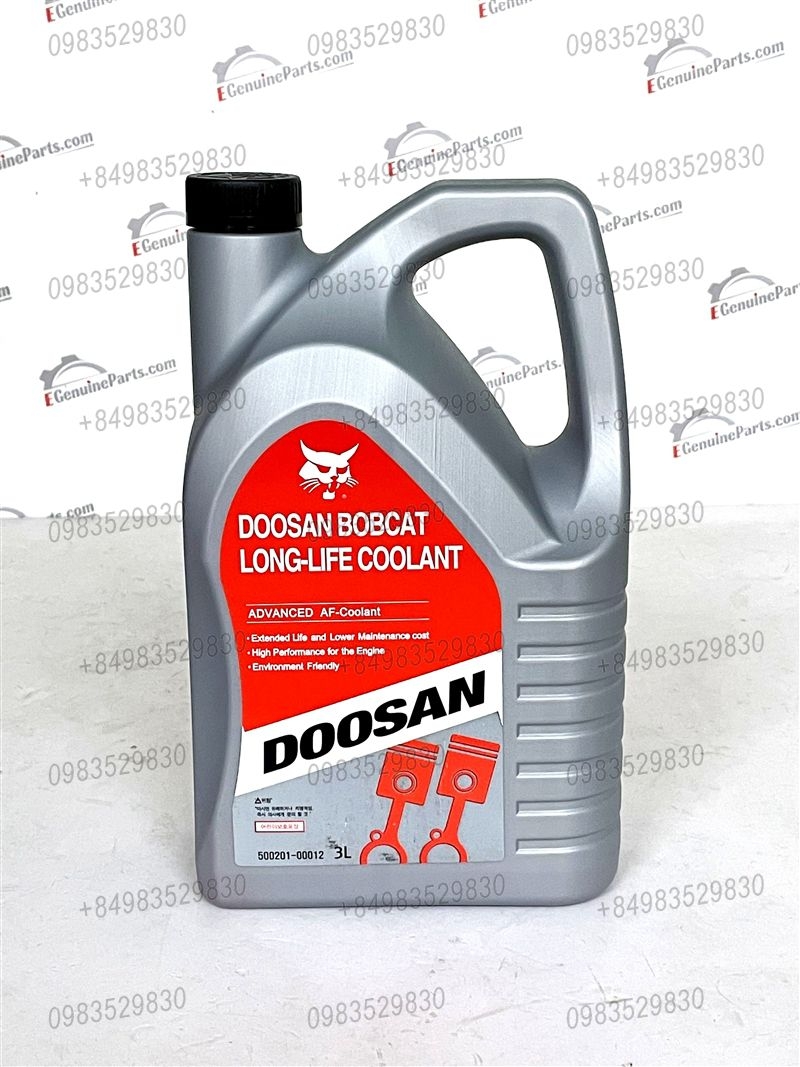 (Red) Can nước làm mát Doosan 3 lít - Đỏ